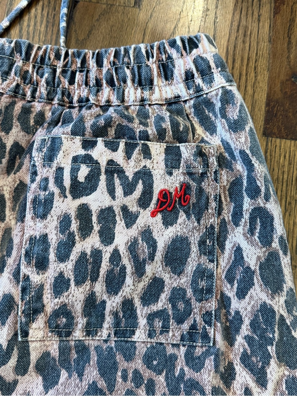 Damson Madder Rafe Leopard Print Trousers | Size 8 - Picture 8 of 11